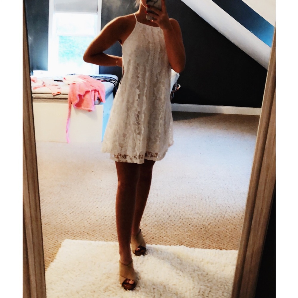 White sun dress